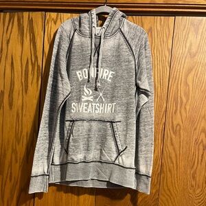 Distressed bonfire sweatshirt- medium